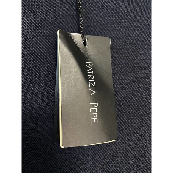 Patrizia Pepe Women’s Skinny Button Fly Jeans Navy Blue 32‎ Tags Flaw - Picture 3 of 11